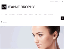 Tablet Screenshot of jeannebrophy.com